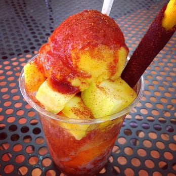 Nieves Cinco de Mayo - 9.6.14 - Small mangonada - Ice Cream & Frozen Yogurt Near Me - Oakland, California