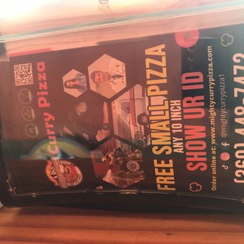 Mighty Munch Mtn Curry Pizza - Get a free 10 inch pizza just show your ID - Pizza Near Me - Vancouver, Washington Mighty Munch Mtn Curry Pizza - Get a free 10 inch pizza just show your ID - Pizza Near Me - Vancouver, Washington