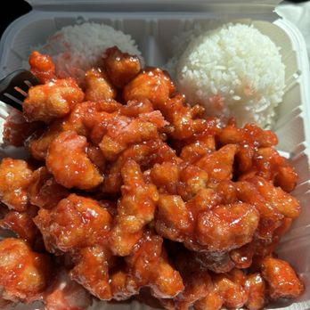 Wok & Teriyaki - Sweet & Sour chicken with rice - Chinese Near Me - Puyallup, Washington Wok & Teriyaki - Sweet & Sour chicken with rice - Chinese Near Me - Puyallup, Washington