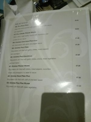 Menu photo 8 Thai Cafe London, XGL