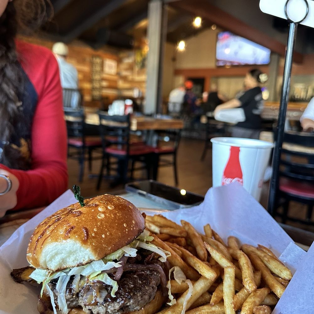 Aaron Schat's Roadhouse - Walker Texas Ranger burger - American Near Me - Bishop, California