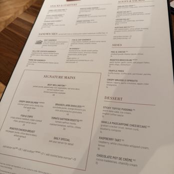Ramsay's Kitchen - Menu - New American Near Me - Naperville, Illinois