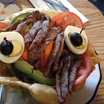 The Granada Restaurant - My beef salad is looking at me. Kind of creeping me out and making me hungry at the same time. - Mexican Near Me - Burbank, California