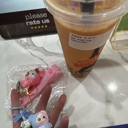 Thai tea, key chains