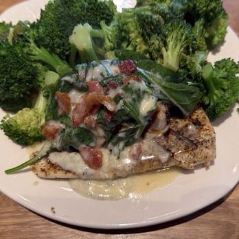 Bonefish Grill - Spinach, bacon blue wahoo - Seafood Near Me - Kissimmee, Florida