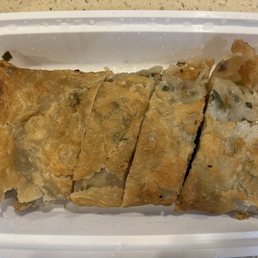 Scallion Pancake W. Sliced Beef Breakfast