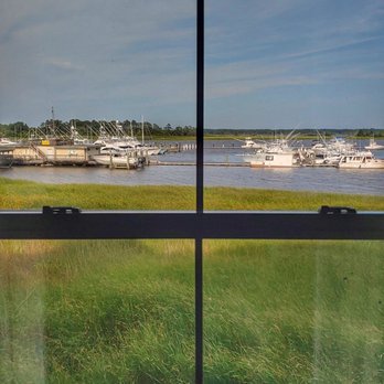 Hampton Inn Georgetown-Marina - View of the marina from the second floor. - Hotels Near Me - Georgetown, South Carolina