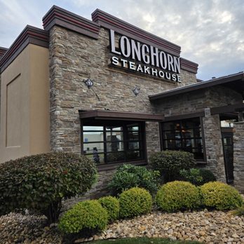 LongHorn Steakhouse - The main restaurant's sign on their building's front. - American Near Me - Roanoke, Virginia LongHorn Steakhouse - The main restaurant's sign on their building's front. - American Near Me - Roanoke, Virginia