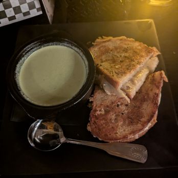 The Whiskey House - Grilled cheese and creamy poblano soup - Whiskey Bars Near Me - San Diego, California The Whiskey House - Grilled cheese and creamy poblano soup - Whiskey Bars Near Me - San Diego, California