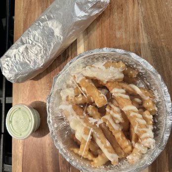 Blazzers - Garlic Fries, mint chutney - Food Trucks Near Me - San Diego, California Blazzers - Garlic Fries, mint chutney - Food Trucks Near Me - San Diego, California