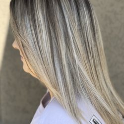 Cachè Hair Salon - Dimensional shadow root by stylist Maygen.