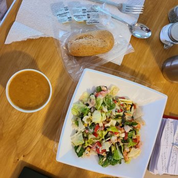 Saladworks - a plate of salad and a cup of coffee - Vegetarian Near Me - Wilmington, Delaware Saladworks - a plate of salad and a cup of coffee - Vegetarian Near Me - Wilmington, Delaware