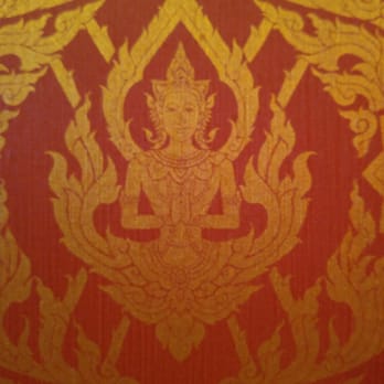 Amarit Thai Restaurant - I loved the wall paper - Thai Near Me - Palm Harbor, Florida