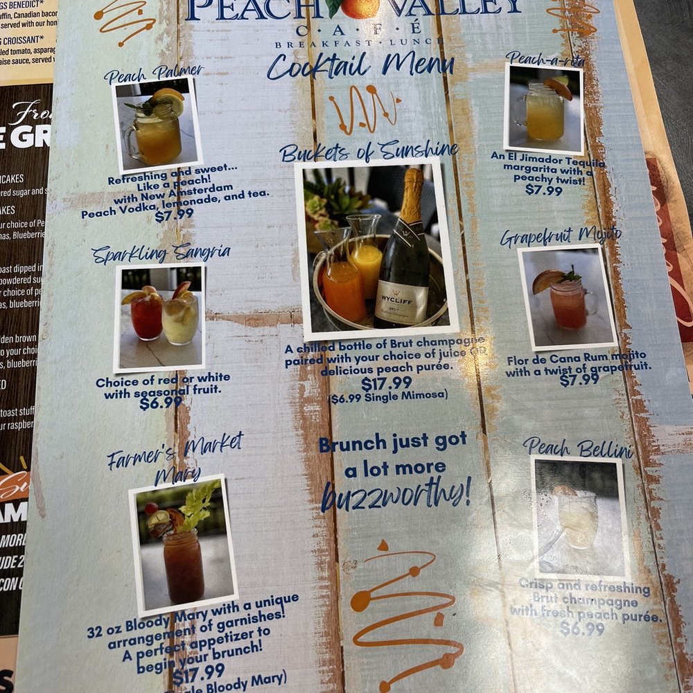 Peach Valley Cafè - menu for peach valley - Breakfast & Brunch Near Me - Heathrow, Florida Peach Valley Cafè - menu for peach valley - Breakfast & Brunch Near Me - Heathrow, Florida