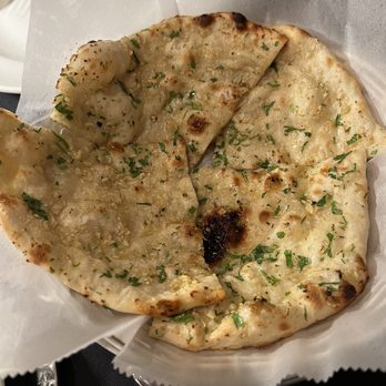 Bombay River - Garlic Naan - Indian Near Me - Red Bank, New Jersey