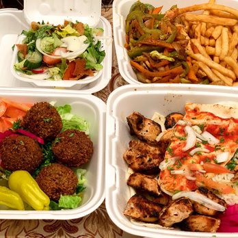 The Sheikh Restaurant - a variety of food items - Middle Eastern Near Me - Canton, Michigan