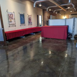 Paradigm Workhub - Event lobby set up