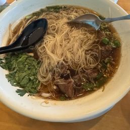 "Beef Pho". Not authentic at all...