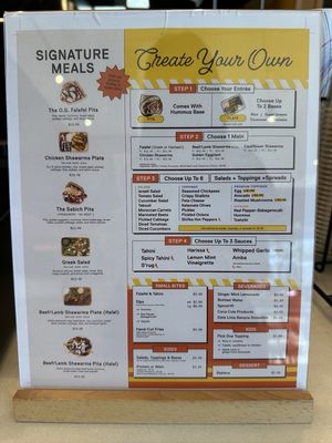 Menu photo 1 taim mediterranean kitchen - Plainview Plainview, NY