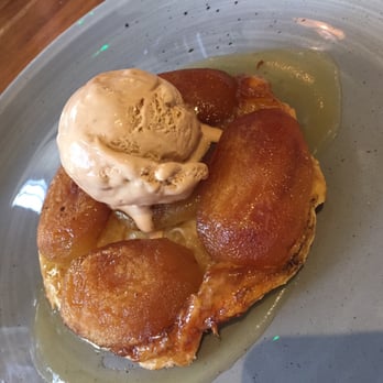 The Ox - Homemade tarte tartin with caramel ice cream- wowsers! - Pubs Near Me - Edinburgh, MLN