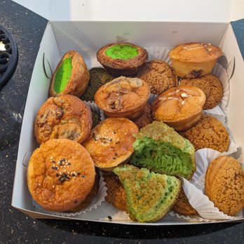 CA Bakehouse - 2 of each of the mochi cakes, choux, 2 pandan egg tarts, and 2 honeycomb slices - Bakeries Near Me - San Jose, California CA Bakehouse - 2 of each of the mochi cakes, choux, 2 pandan egg tarts, and 2 honeycomb slices - Bakeries Near Me - San Jose, California