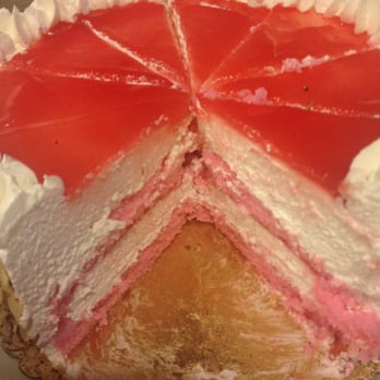 Liliha Bakery - Guava chiffon cake! Inside! - Bakeries Near Me - Honolulu, Hawaii