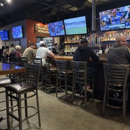 Inside the bar