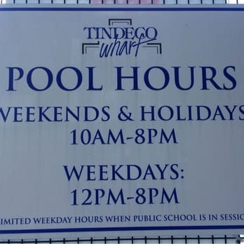Tindeco Wharf Pool - Pool Hours - Swimming Pools Near Me - Baltimore, Maryland