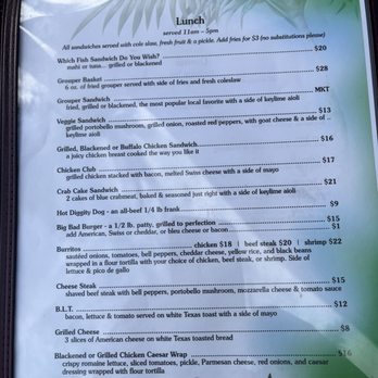 Keylime Bistro - Menu - American Near Me - Boca Grande, Florida