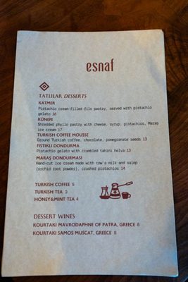 Menu photo 2 Esnaf San Carlos, CA