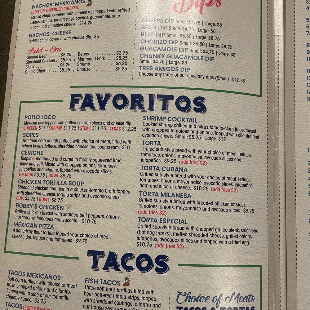 Taqueria La Parrilla - Menu 10/19/24 - Mexican Near Me - Athens, Georgia Taqueria La Parrilla - Menu 10/19/24 - Mexican Near Me - Athens, Georgia