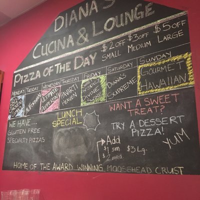 Menu photo 1 Diana's Cucina Pizza Winnipeg, MB Menu photo 1 Diana's Cucina Pizza Winnipeg, MB