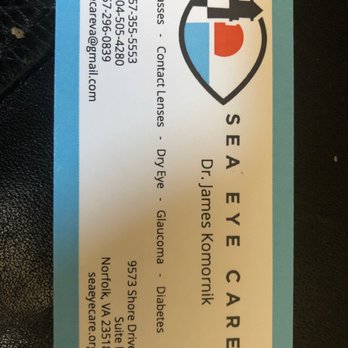 Sea Eye Care - Most thorough I exam I've ever had! - Optometrists Near Me - Norfolk, Virginia