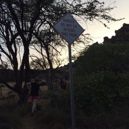 That's right...this is NOT a legal trail so hike at your own risk That's right...this is NOT a legal trail so hike at your own risk