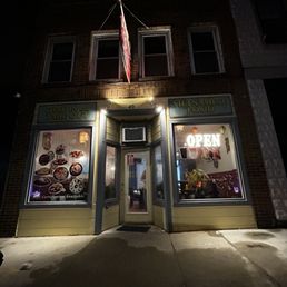 Exterior at night