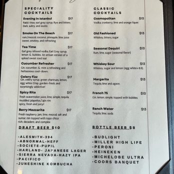 The Hangout - The Hangout dinner drink menu. - Cocktail Bars Near Me - San Diego, California The Hangout - The Hangout dinner drink menu. - Cocktail Bars Near Me - San Diego, California
