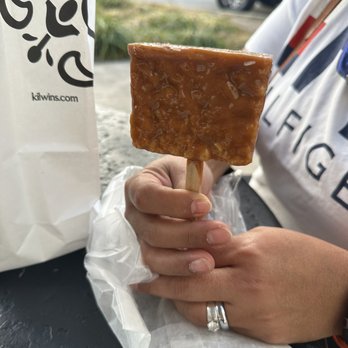 Kilwins Ice Cream - Chocolate - Fudge - Rice crispy treat covered in caramel - Ice Cream & Frozen Yogurt Near Me - Jacksonville, Florida