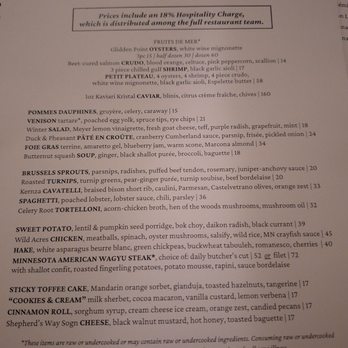 Bûcheron - Menu - French Near Me - Minneapolis, Minnesota