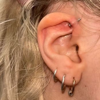 Hone Piercing - Forward Helix completely incorrect - Piercing Near Me - San Jose, California