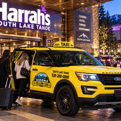 Sierra Yellow Cab - Taxi pickup Harrahs casino South Lake Tahoe ca
