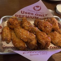 Crispy Wings with Signature Sauce