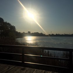George Lake - Early morning sun rising. This was taken by a spot you can sit and relax.