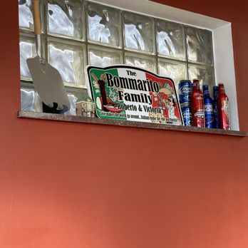 Bommarito's Pizzeria - a sign on a window - Pizza Near Me - Saint Louis, Missouri