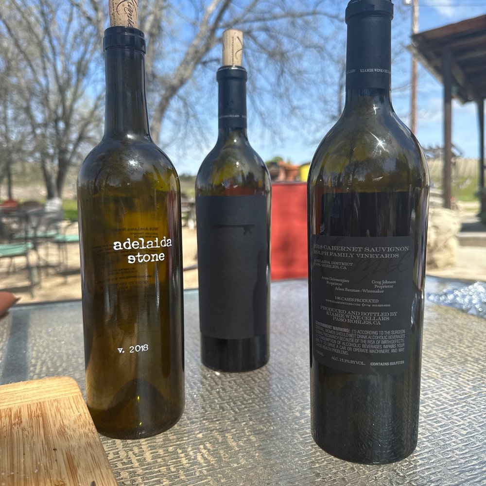 Kiamie Wine Cellars - Adelaida stone and the single varietal Cabernet - Wineries Near Me - Paso Robles, California