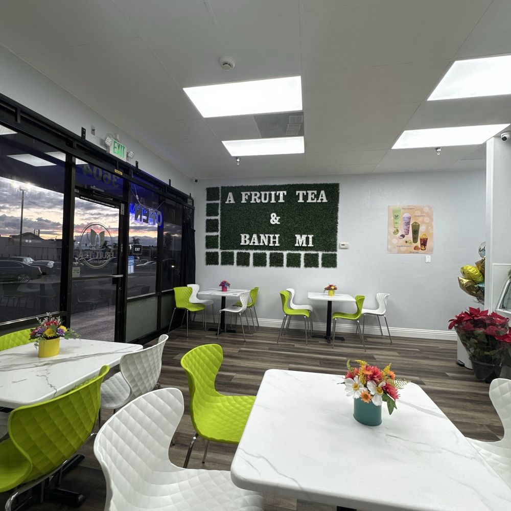 A Fruit Tea - Banh Mi - Restaurant - Bubble Tea Near Me - Bakersfield, California