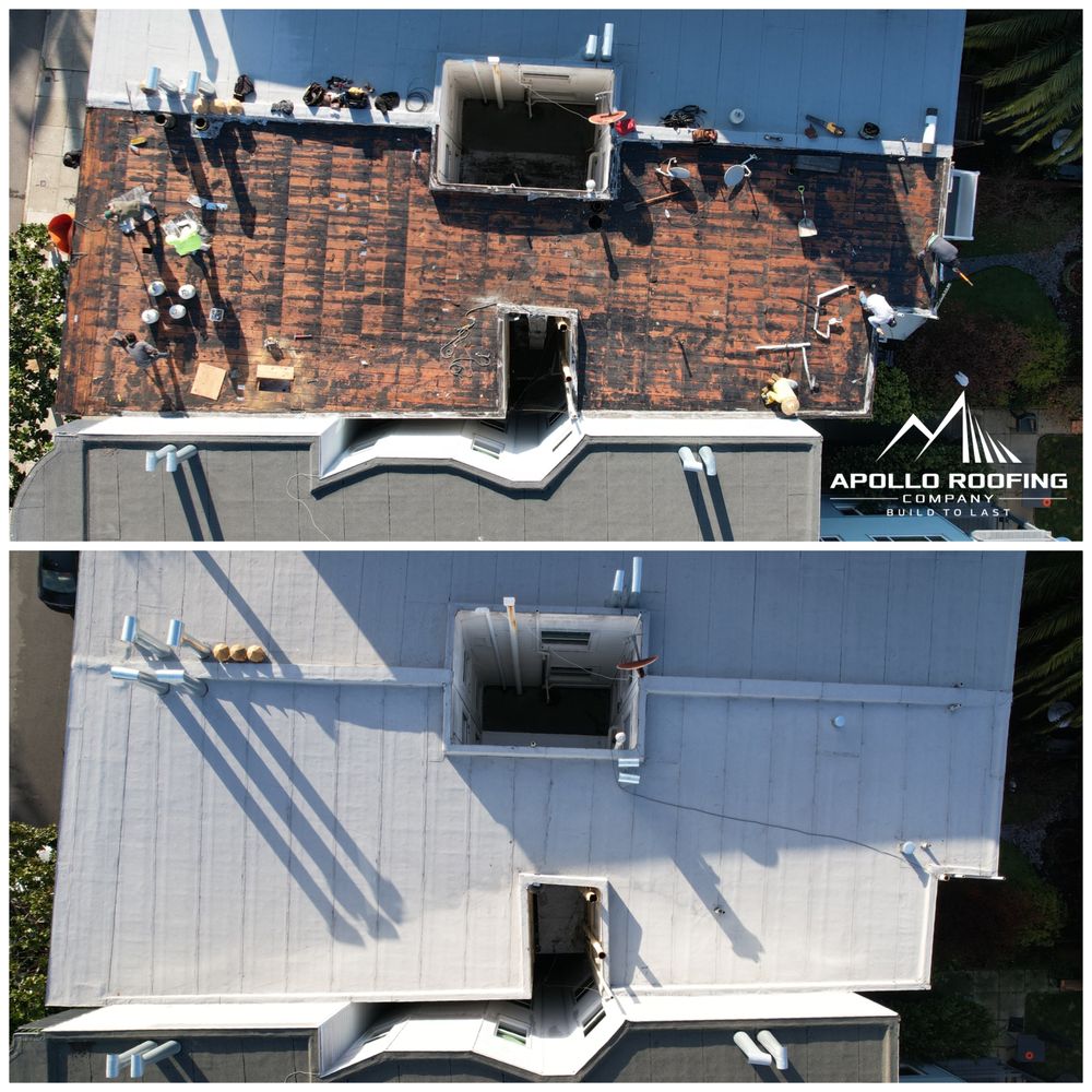 Slide of Apollo Roofing Company