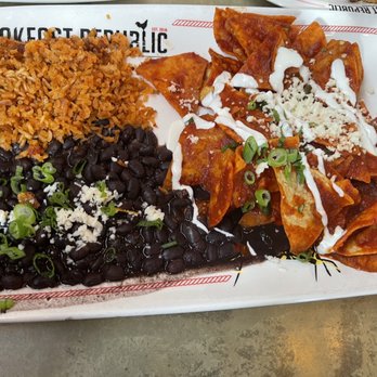 Breakfast Republic - Chilaquiles with the eggs on the side - Breakfast & Brunch Near Me - San Diego, California Breakfast Republic - Chilaquiles with the eggs on the side - Breakfast & Brunch Near Me - San Diego, California