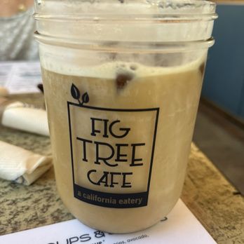 Fig Tree Cafe - Ice sweet Vanilla Cream Cold Brew Large - Breakfast & Brunch Near Me - San Diego, California