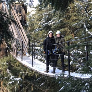 Ziptrek Ecotours - A view from a bridge crossing to the next zip line launch! The guides are great and suggest photo ops for the guests! - Tours Near Me - Whistler, British Columbia