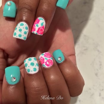 Serenity Nails Spa - Pretty summer nails by Helena Do - Nail Salons Near Me - Vacaville, California